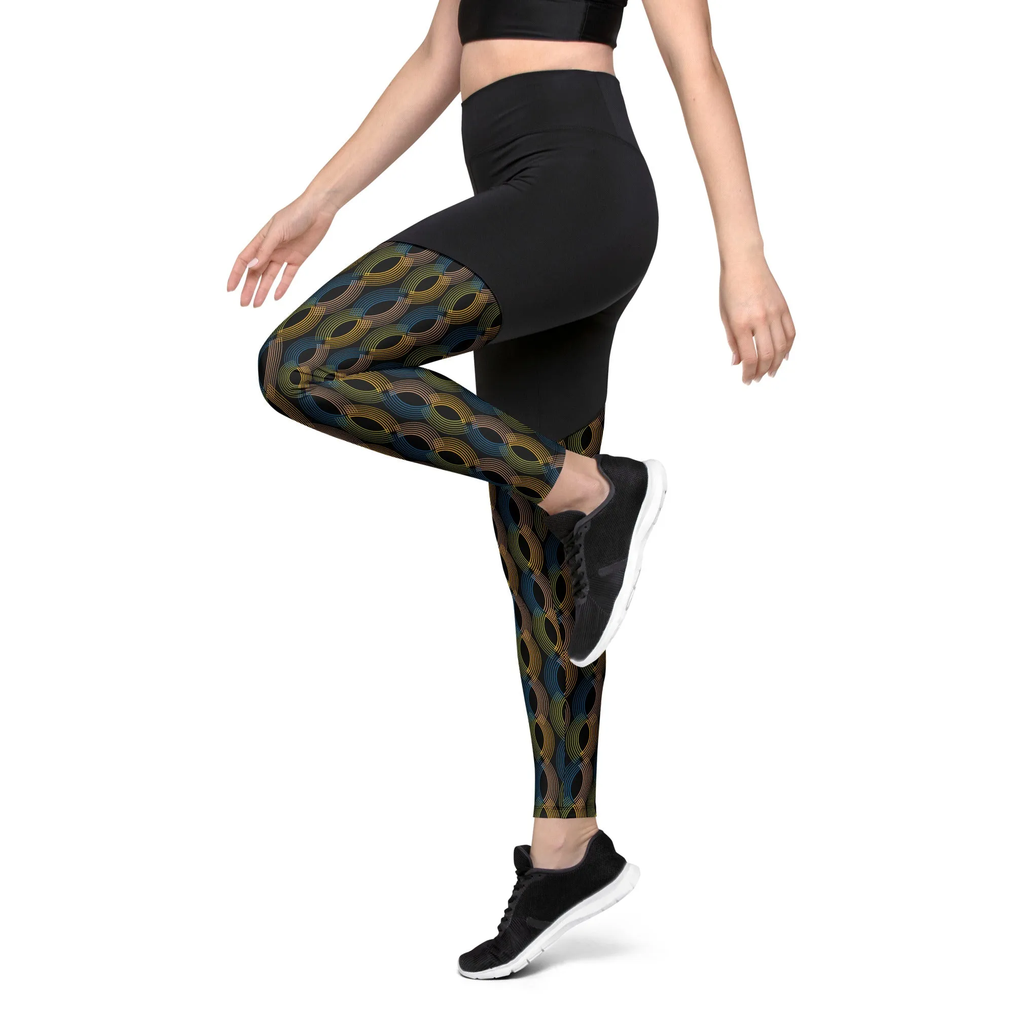 Arc Sereis- Black Arc Sports Leggings