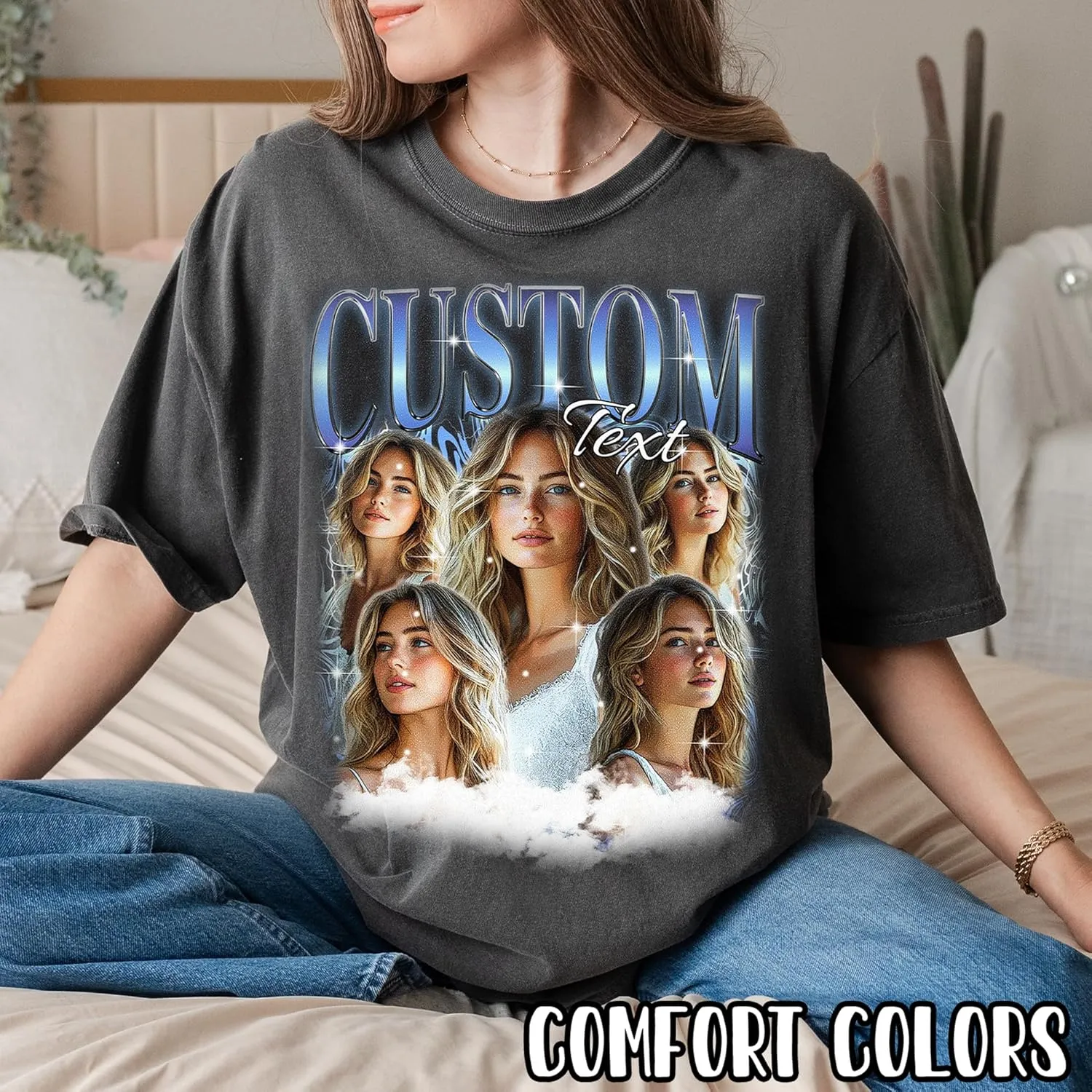 Custom Your Own Bootleg Tee, Retro Custom Bootleg Rap Tee, Custom Bootleg, Custom Your Photo, Insert Your Design, Vintage Graphic 90s Tshirt, Couple Shirt, Boyfriend Gifts, Girlfriend Shirt