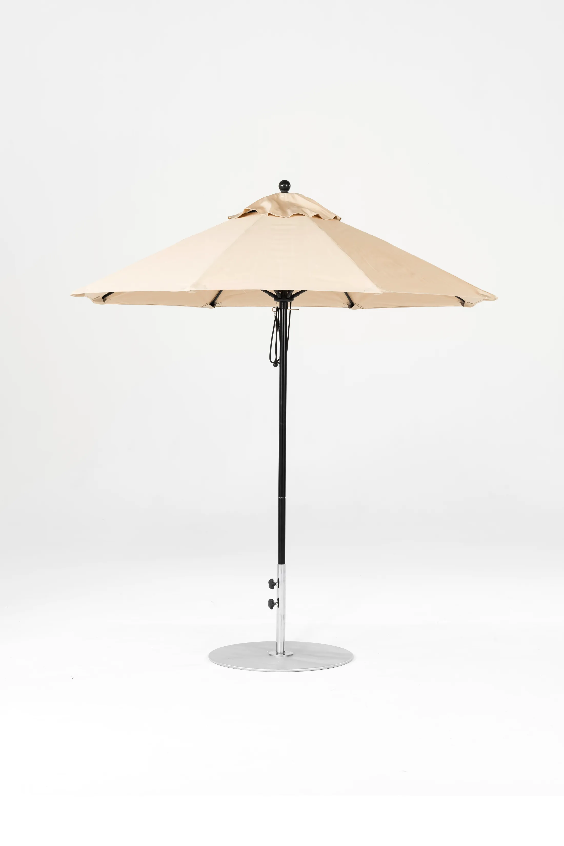 Frankford Monterey Aluminum 7.5 foot Pulley Lift Octagon Umbrella w/ Fiberglass Ribs