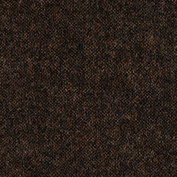 Shetland Country Brown Plain Weave Tweed